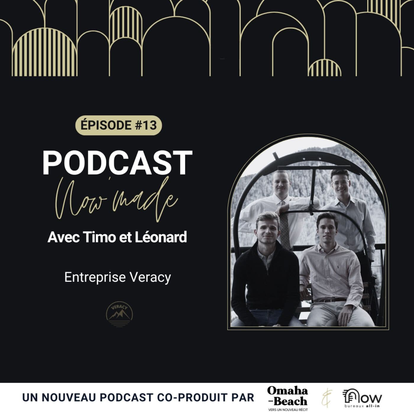 Pochette de l’épisode Now'Made #13 avec Timo & Léonard - Veracy
