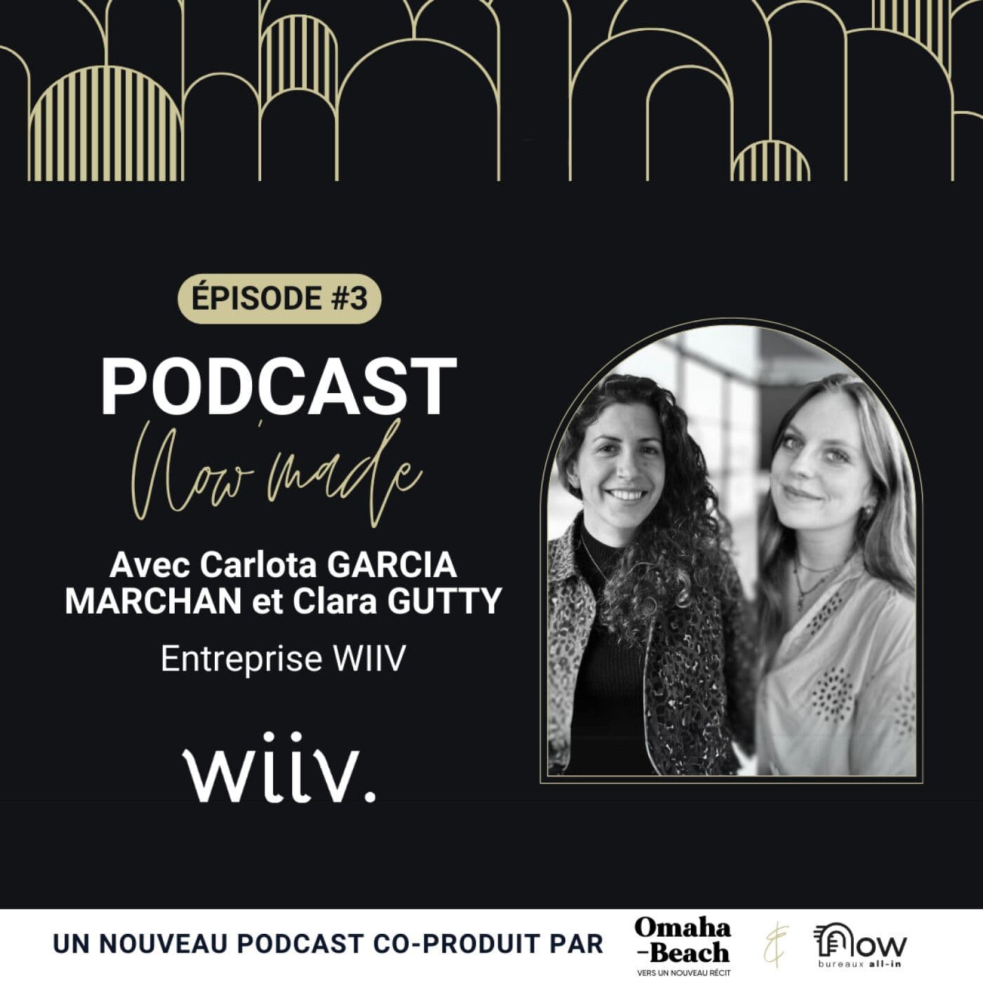 Pochette de l’épisode Now'Made #3 avec Carlota G. MARCHAN et Clara GUTTY - Agence WIIV