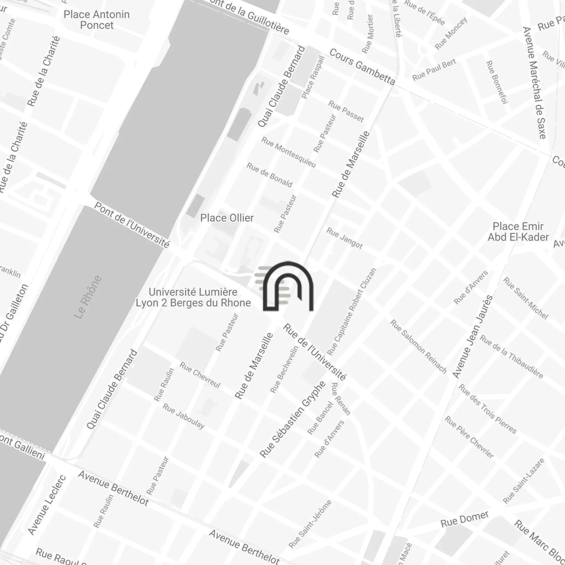 Plan d'accès Now coworking Lyon - Location de bureaux